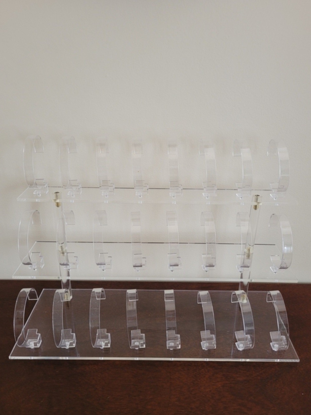New Acrylic Clear 24 Watch Display Stand